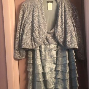 All Season Gown with Cover up Jacket  FREE MATCHING JEWELRY